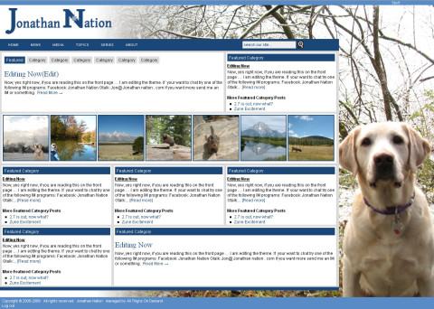 JonathanNation.com Theme Screenshot