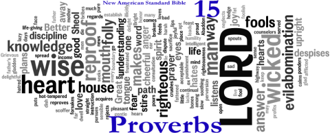 image from wordle.net proverbs 15 from New American Standard Bible